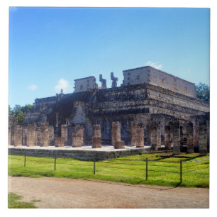 Chichen Itza. Temple warriors Tile