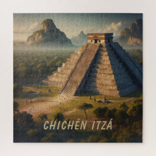 Chichén Itzá Yucatá Mexico Landscape Travel Jigsaw Puzzle