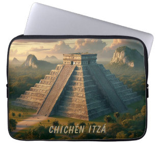 Chichén Itzá Yucatá Mexico Landscape Travel Laptop Sleeve