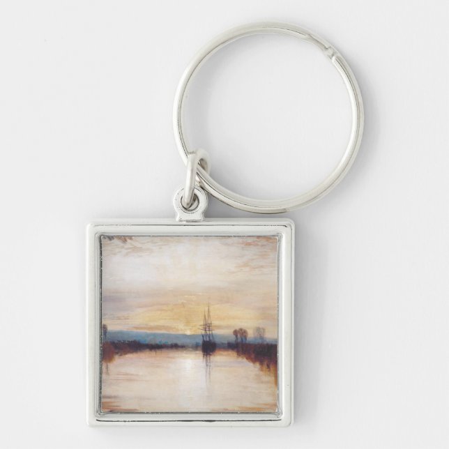 Chichester Canal by Joseph William Turner Key Ring (Front)