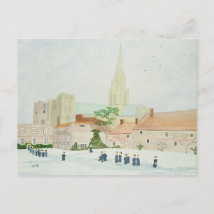 Chichester Cathedral and Visiting Choir Postcard