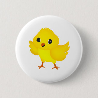 Chick 6 Cm Round Badge