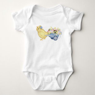 Chick and Cart Baby Bodysuit
