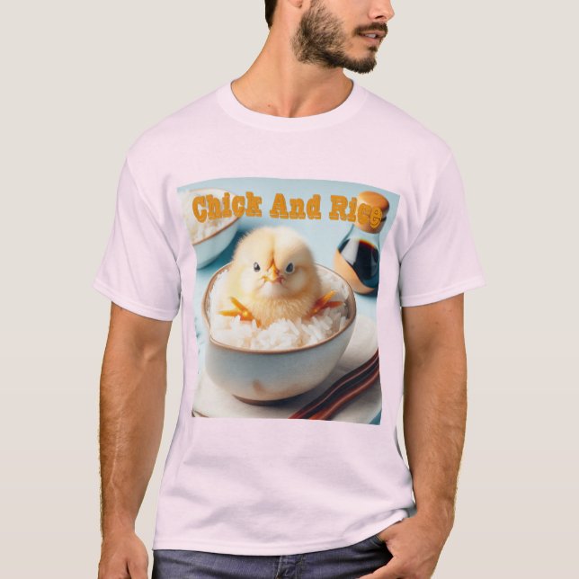 Chick And Rice # 3 T-Shirt (Front)