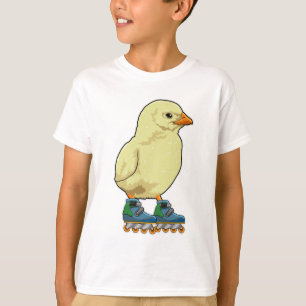 Chick as Inline skater with Inline skates T-Shirt