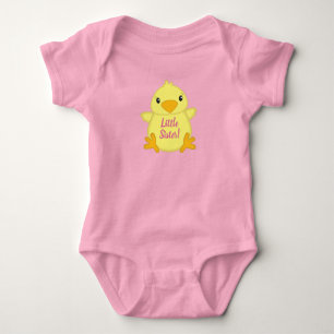 Chick Baby Shower Pink Bodysuit