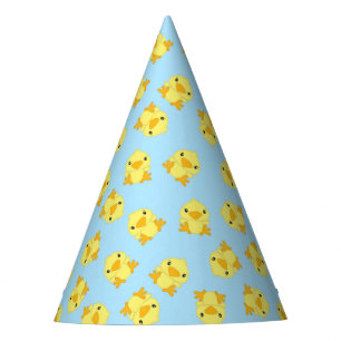 Chick Birthday Party Blue Hat
