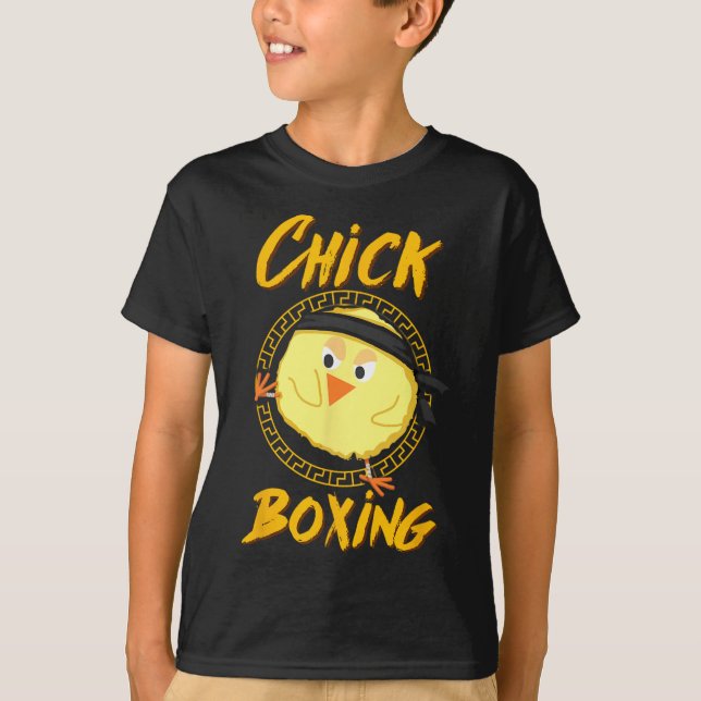 Chick Boxing Kickboxing Tee For Female Competitors (Front)