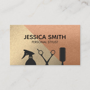 Chick Colour Block Stylist Tools Business Card