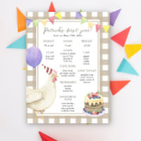 Chick First Birthday Milestone Birthday