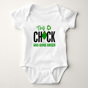 Chick Gone Green 2 Baby Bodysuit