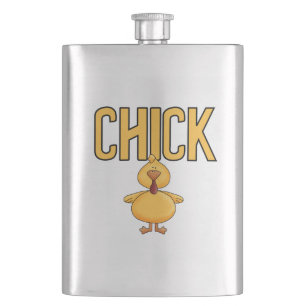 Chick Hip Flask