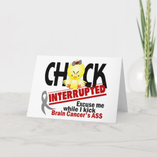 Chick Interrupted 2 Brain Cancer Card