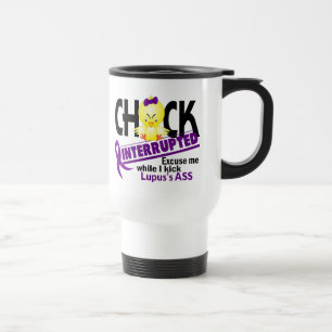 Chick Interrupted 2 Lupus Travel Mug