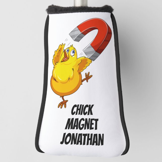 Chick Magnet custom name Golf Head Cover (Rotate 90)