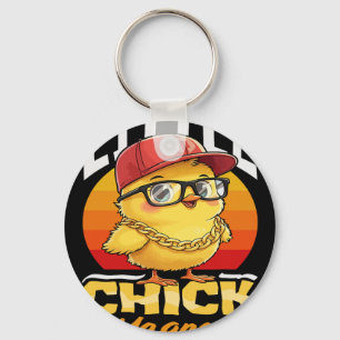Chick Magnet Funny By Chicken Cool Sungles Boys Key Ring