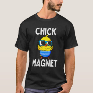 Chick Magnet Funny Easter Cute Baby Chicken Kids B T-Shirt