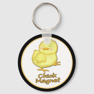 Chick Magnet Key Ring