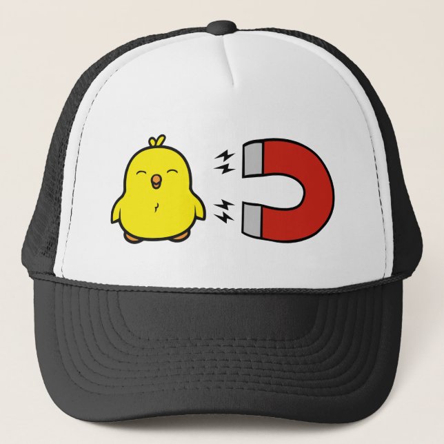 Chick Magnet Trucker Hat (Front)