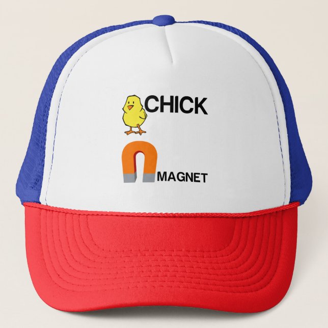 CHICK MAGNET TRUCKER HAT (Front)