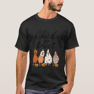 Chick Or Treat Funny Halloween Costume For Chicken T-Shirt