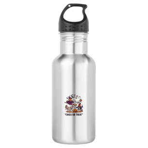 Chick Or Treat Haloween Chickens Witch Ghost Pumpk 532 Ml Water Bottle