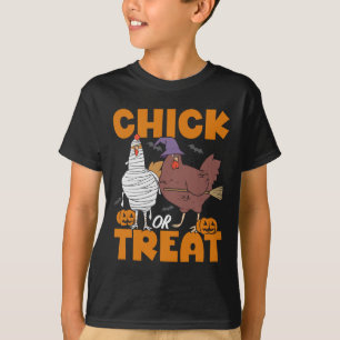 Chick Or Treat Spooky Chicken Lover Halloween T-Shirt