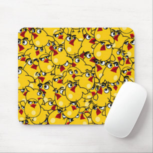 Chick Pattern Mouse Pad