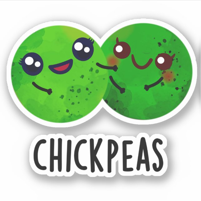 Chick Peas Funny Girl Pea Pun  (Front)