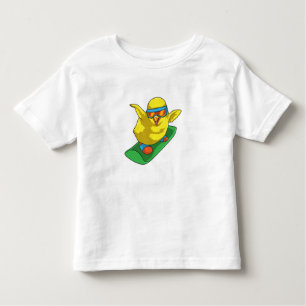 Chick Snowboarder Snowboard Toddler T-Shirt