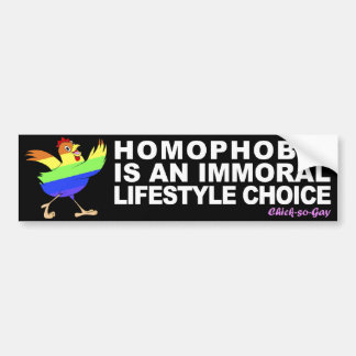 Chick-so-Gay Bumper Sticker