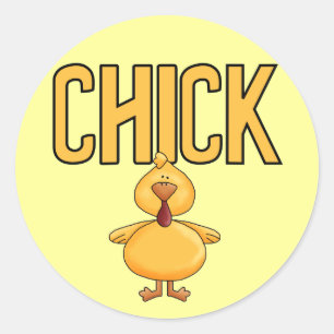 Chick T-shirts and Gifts Classic Round Sticker