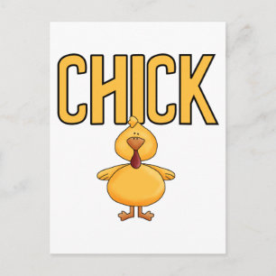 Chick T-shirts and Gifts Postcard