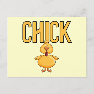 Chick T-shirts and Gifts Postcard