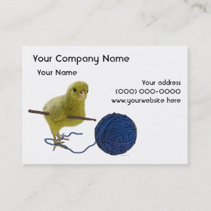 Chick who Crochets Business Card