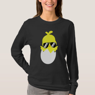 Chick With Sunglasses Farm Animal Chicken Cool Hen T-Shirt
