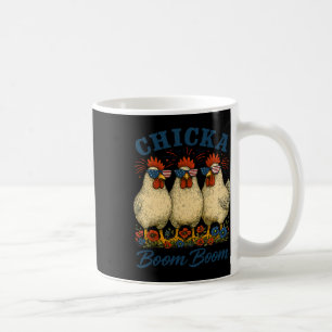 Chicka Boom Boom Chicken Crew Patriot 4th Of July Coffee Mug