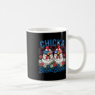 Chicka Boom Boom Chicken Crew Patriot 4th Of July Coffee Mug