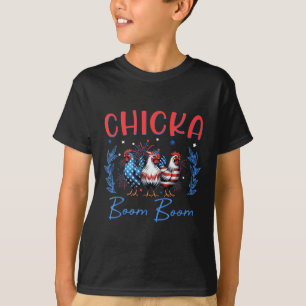 Chicka Chicken Boom Boom Pregnancy Freedom Indepen T-Shirt