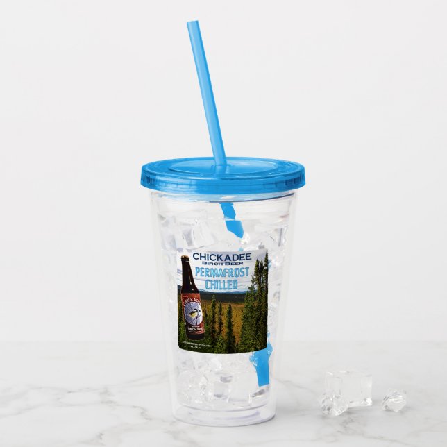 Chickadee Birch Beer Acrylic Tumbler (Front Ice)