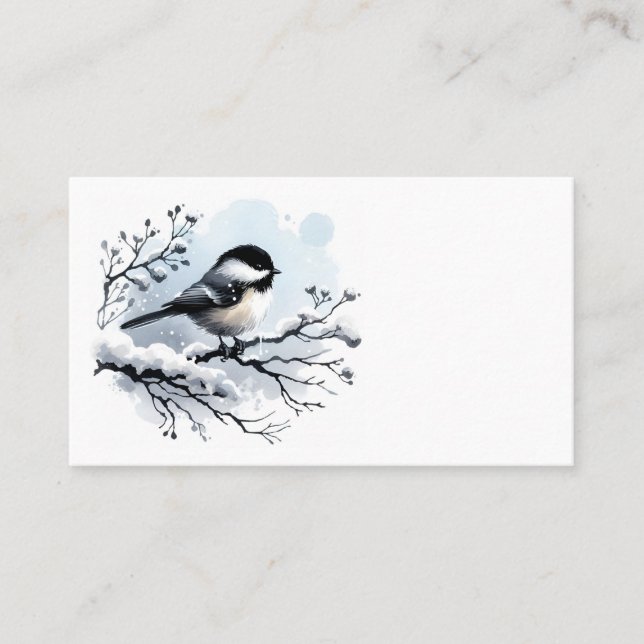 Chickadee Business Cards (Front)