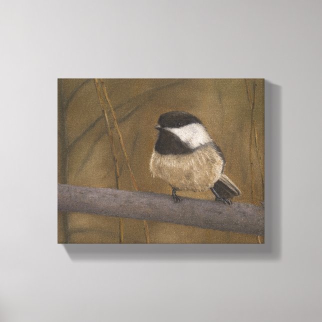Chickadee Canvas Print (Front)