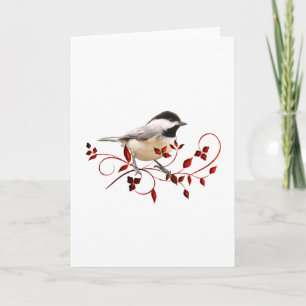 Chickadee Card