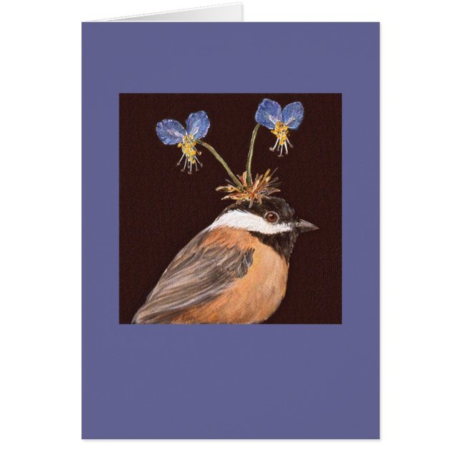 chickadee card, Bronwyn (Front)