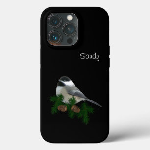 Chickadee iPhone 13 pro case