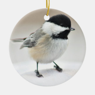 Chickadee Ceramic Tree Decoration