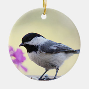 Chickadee Ceramic Tree Decoration