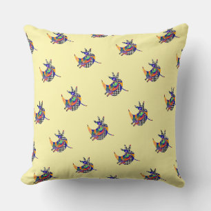 Chickadee Chickadee Kids Pale Yellow Cushion