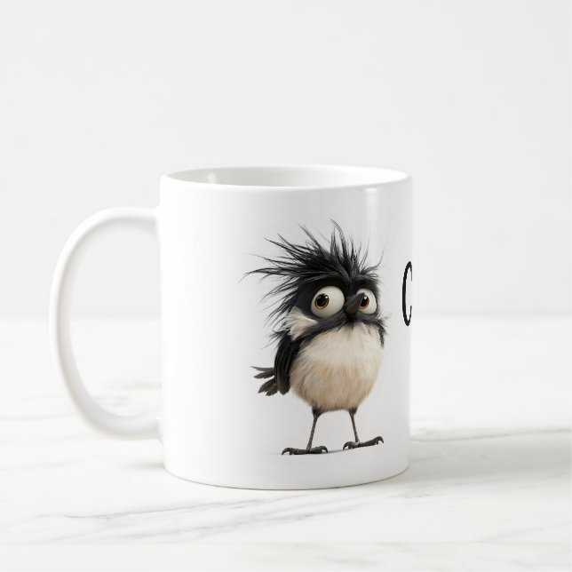Chickadee [chik-uh-dee] coffee mug (Left)