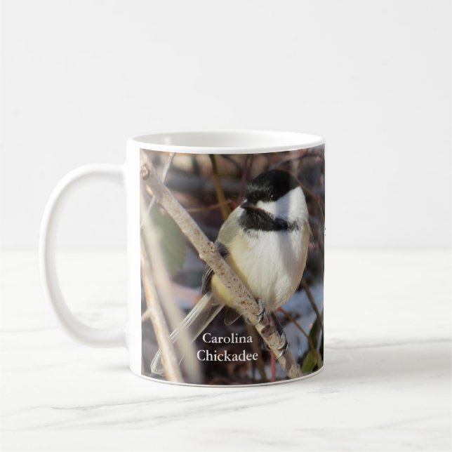 Chickadee Coffee Mug by BirdingCollectibles (Left)
